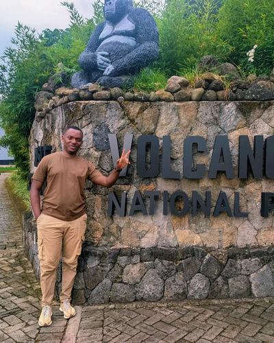 At the gates of Volcanoes National Park, home of Rwanda’s mountain gorillas — Volcano Peaks Safaris Rwanda guests