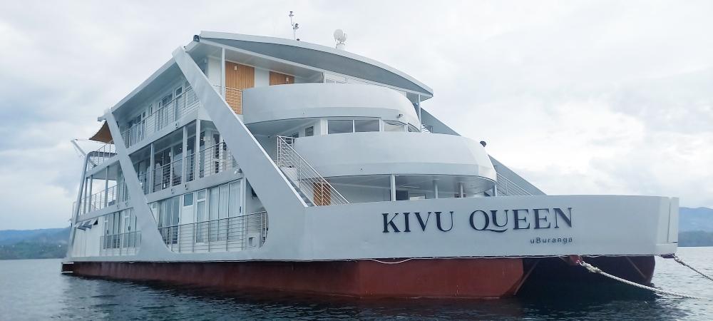 Kivu Queen cruise boat on Lake Kivu