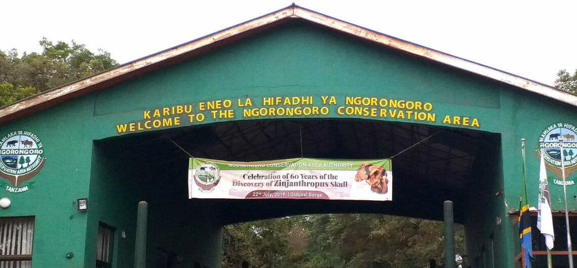 Ngorongoro Conservation Area gate
