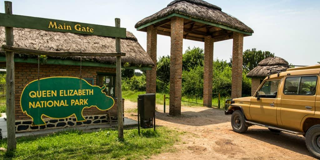 Main gate, Queen Elizabeth National Park